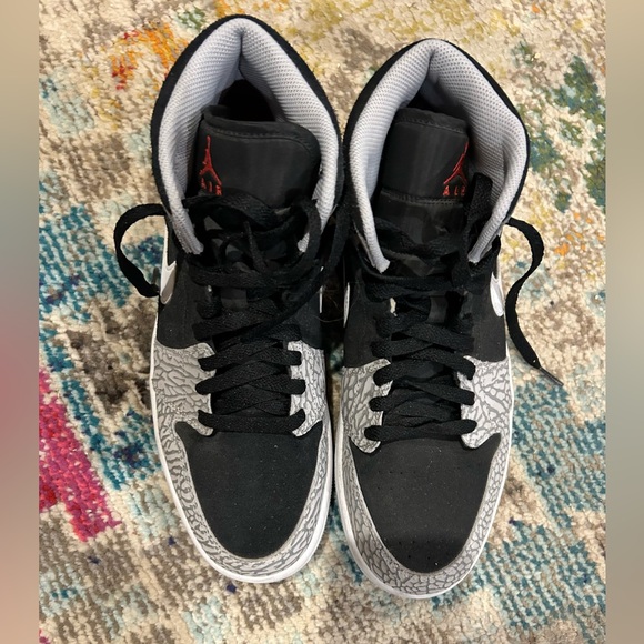 Nike Air Jordan 1 mid SE elephant men’s 10 - Picture 4 of 6